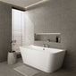 Fairford 1600 Back To Wall Double Ended Freestanding Bath