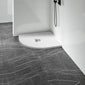 Slate White Slimline 800 x 800mm Quadrant Shower Tray