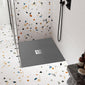 Slate Grey Slimline 900 x 900mm Square Shower Tray