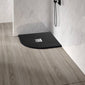 Slate Black Slimline 800 x 800mm Quadrant Shower Tray