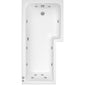 L Shaped Whirlpool Bath 1800mm - 12Jet - welovecouk