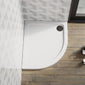 900 x 760 Left Hand Offset Quadrant Stone Shower Tray