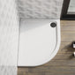 1000 x 800 Left Hand Offset Quadrant Stone Shower Tray