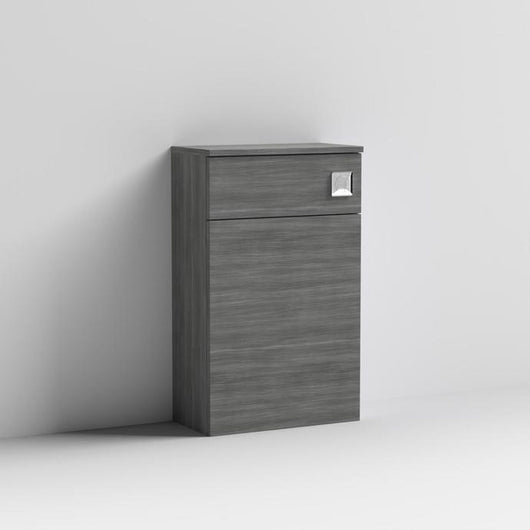  Nuie Arno 500mm WC Unit - Anthracite Woodgrain