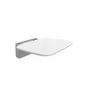 Aquaessentials Slimline Fold up Shower Seat - White