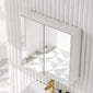 Pride 600 Mirrored 2-Door Cabinet - White