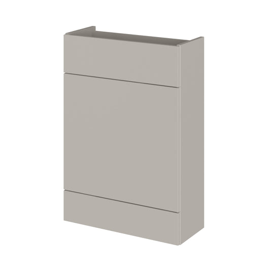  Hudson Reed Fusion 600mm Floor Standing Compact WC Unit - Pebble Grey