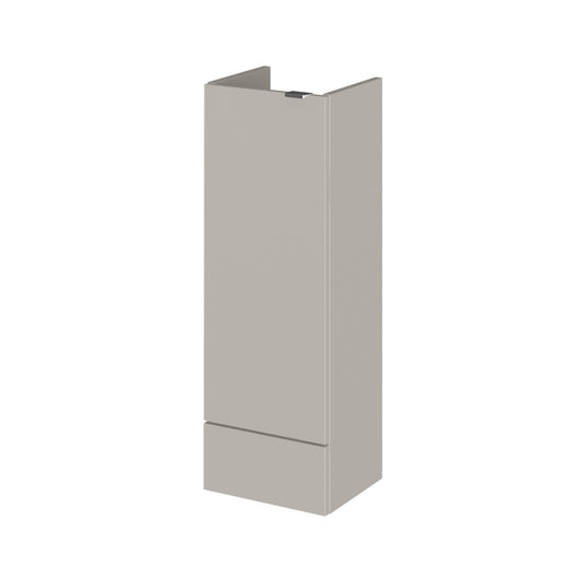  Hudson Reed Fusion 300mm Compact Floor Standing Base Unit (No Lid) - Pebble Grey