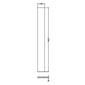 Hudson Reed Fusion 1250x145mm Continuous Plinth - Pebble Grey