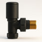Kartell Black Straight Radiator Valves - welovecouk