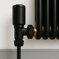 Kartell Black Straight Radiator Valves - welovecouk