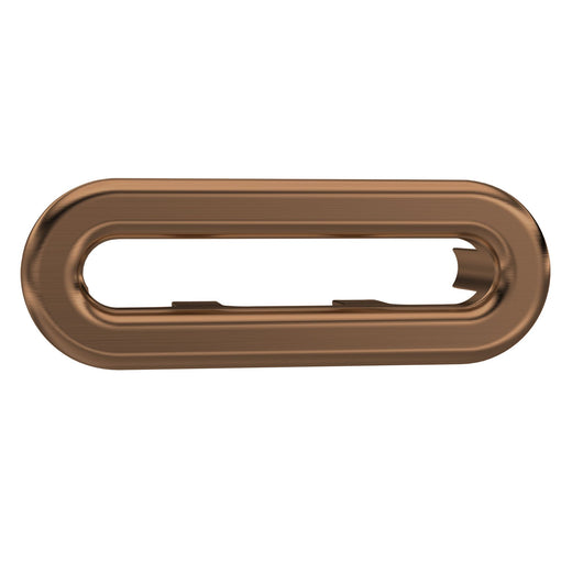  Hudson Reed Oval Overflow Cover - Brushed Bronze - welovecouk