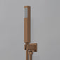 Nuie Square Outlet Elbow C Wall Parking Bracket & Kit - Brushed Bronze
