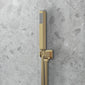Aquadart Observa Concealed Shower Valve with Square Shower Head, Arm & Shower Handset - Brushed Brass