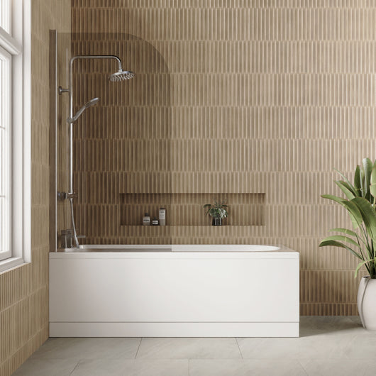 Acrylic Front & End Straight Bath Panel - 1800 x 800 - welovecouk