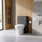 Pride 550mm Back to Wall WC Unit - Soft Black