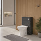 Pride 550mm Back to Wall WC Unit - Soft Black