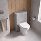Pride 550mm Back to Wall WC Unit - Satin Grey
