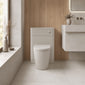 Pride 550mm Back to Wall WC Unit - Pebble Grey