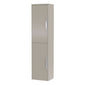 Parade 350mm Wall Hung Tall Boy Unit - Pebble Grey