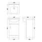 Axle Floor Standing Vanity 450mm Square Basin Unit - Soft Black - welovecouk
