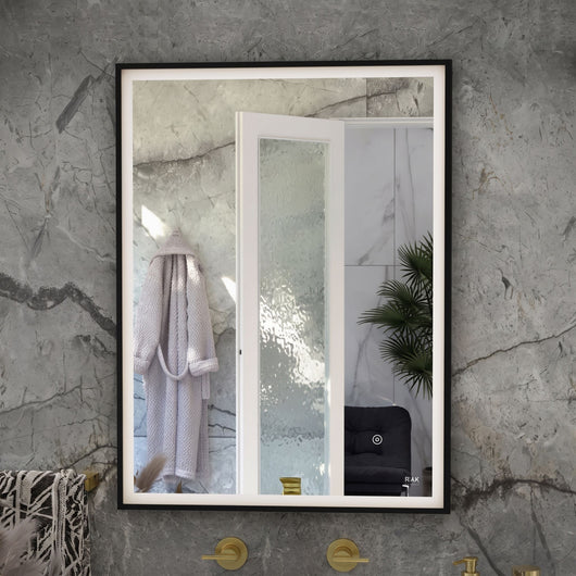  RAK Art Square LED Bathroom Mirror with Demister - 600 x 800mm