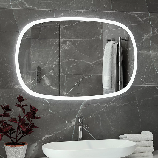  RAK Deco LED Illuminated Mirror with Demister - Various Sizes Available - welovecouk