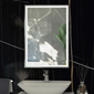 RAK Picture Square LED Illuminated Mirror With Demister - 600 x 800mm