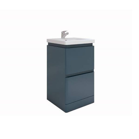  RAK Resort 500mm Floor Standing Basin Unit & Basin - Demin Blue