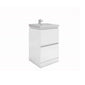 RAK Resort 550mm Floor Standing Basin Unit & Basin - Matt White