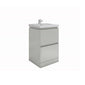 RAK Resort 550mm Floor Standing Basin Unit & Basin - Matt Grey