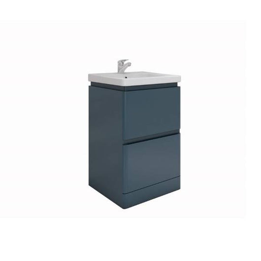  RAK Resort 550mm Floor Standing Basin Unit & Basin - Demin Blue