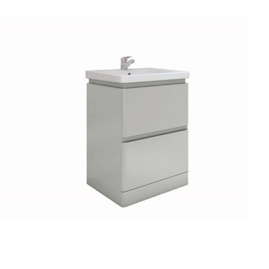  RAK Resort 650mm Floor Standing Basin Unit & Basin - Matt Grey