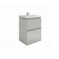 RAK Resort 650mm Floor Standing Basin Unit & Basin - Matt Grey