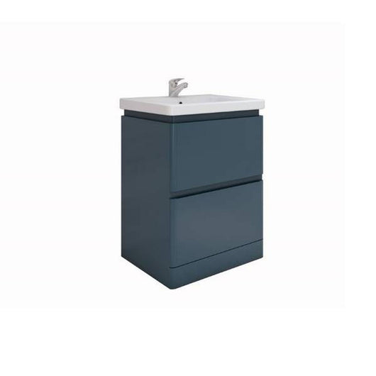  RAK Resort 650mm Floor Standing Basin Unit & Basin - Demin Blue