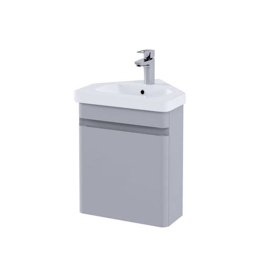  RAK Resort 450mm Corner Basin Unit in Matt Stone