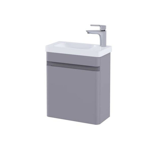  RAK Resort 450mm Cloakroom Basin Unit In Matt Grey