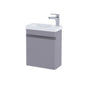 RAK Resort 450mm Cloakroom Basin Unit In Matt Grey