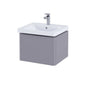 RAK Resort 500mm Single Drawer Basin Unit in Matt mushroom