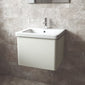 RAK Resort 550mm Single Drawer Basin Unit & Basin - Matt White