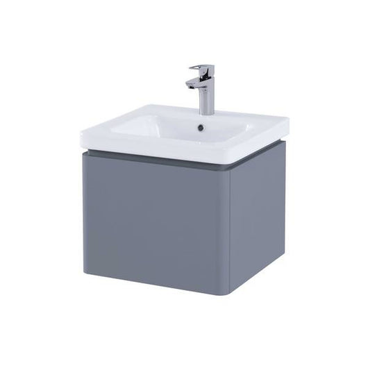  RAK Resort 550mm Single Drawer Basin Unit in Matt Grey