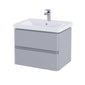 RAK Resort 650mm 2 Drawers Basin Unit & Basin - Matt Stone