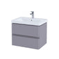 RAK Resort 650mm 2 Drawers Basin Unit & Basin - Matt Mushroom