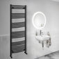LoCo Curved Ladder Rail 500 x 1600 Matt Black - welovecouk