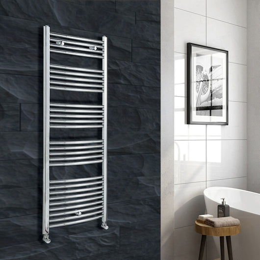  LoCo Curved Ladder Rail 500 x 1600 Chrome - welovecouk