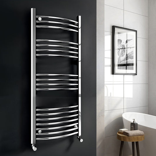  LoCo Curved Rail 600 x 1200 Chrome - welovecouk