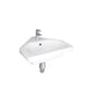 RAK Resort 450mm Corner Basin Unit & Corner Basin - Matt Mushroom