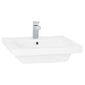 RAK Resort 500mm Floor Standing Basin Unit & Basin - Matt White