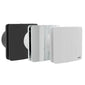 Rubi Low volume Extractor Fan - 158 x 158 - Black