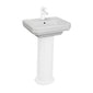 LECICO Saffia Sanitaryware - 47cm Square 1TH Basin